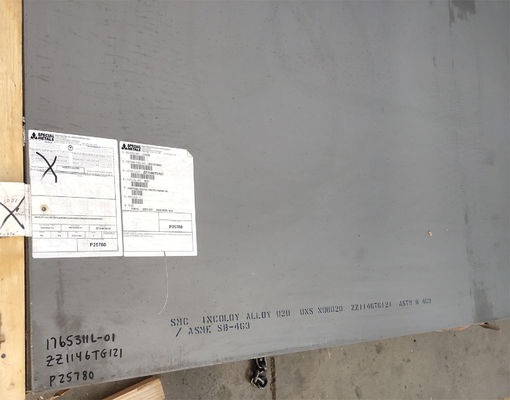 Paduan Plat Nikel Tahan Korosi 20 N08020 4mm 5mm