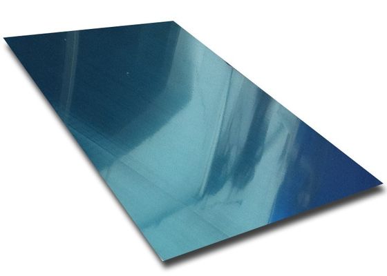 AISI Q345R Q390g Color Coated Steel Plain Sheets 4K 0.2MM Untuk Dekorasi