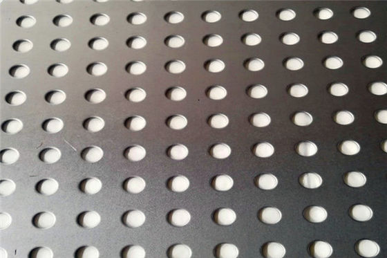 ASTM SS317 Pelat Berlubang Stainless Steel 5mm Lubang Bulat Punched