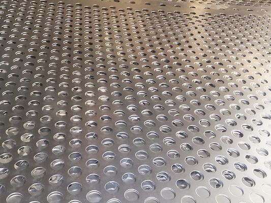 SS301 Stainless Steel Pelat Berlubang Lubang Bulat ASTM Punched AISI
