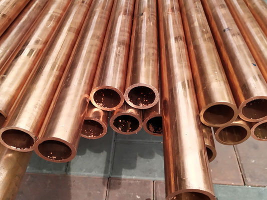 Tabung Tembaga Diameter Kecil Dinding Tipis Mulus T1 Untuk Menyampaikan Cairan