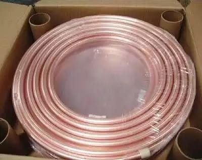 ASTM B280 Pipa Tembaga Pipa Coil 3/8 &quot;50FT / Roll C10920 Cu