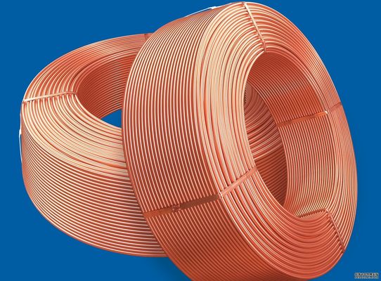 ASTM B280 Copper Coil Pipe C12200 Untuk Kulkas Kondisi Udara