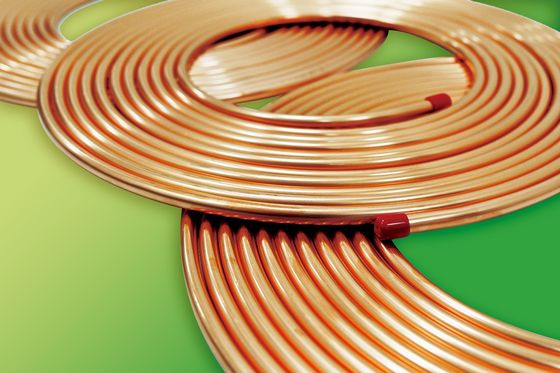 TU1 ASTM C10200 Pipa Tembaga Coil Untuk Pendingin Udara Dan Pendingin