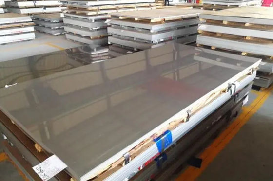 Cold Rolled 2.0mm Plat Stainless Steel HL BA 304 12m Ketahanan Korosi