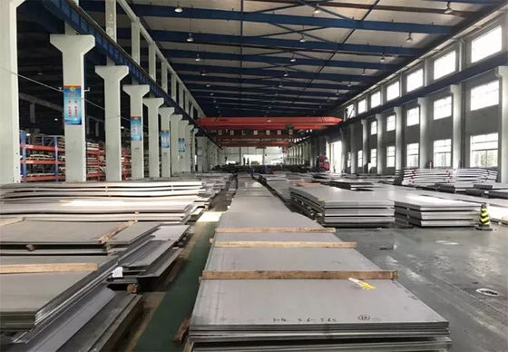 6 Gauge 304 Pelat Lembaran Stainless Steel Hot Rolled 2500mm
