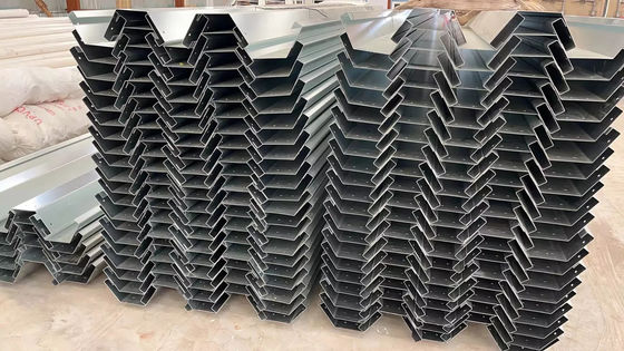Talang Hujan Baja Galvanis Rumah Kaca Terhubung Komersial 2.0mm