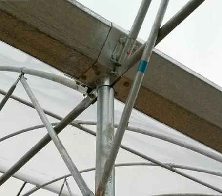 Talang Hujan Baja Galvanis Rumah Kaca Terhubung Komersial 2.0mm