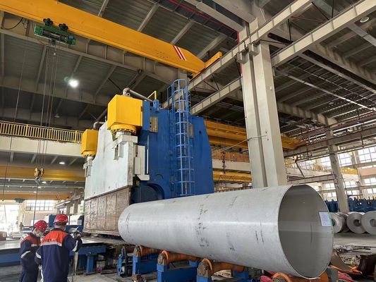 304 2205 904L ERW Pipa Stainless Steel Diameter Besar 150mm