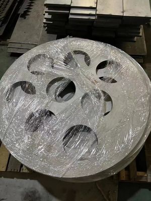 Plat stainless steel memotong bulat stainless steel coil plat stainless steel pemotongan benda kerja berbentuk khusus