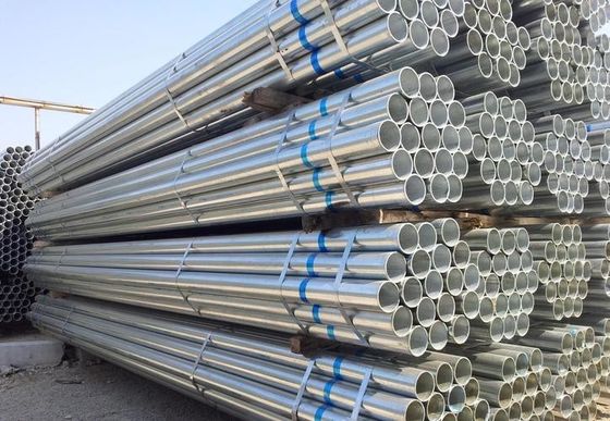 5.0mm Pipa Baja Dilas Galvanis Hot Dip Putaran 600g / M2