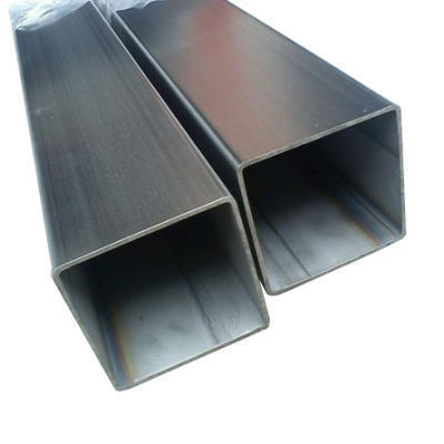20 * 20 - 600 * 600mm Tabung Berongga Persegi 304 Profil Stainless Steel Dilas 12M
