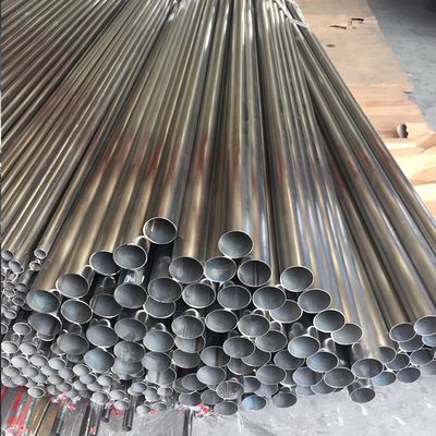 ASTM A554 Pipa Stainless Steel Dilas 304 Dinding Tipis 16m - 200mm Bulat Berongga