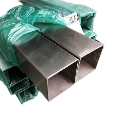SS304 Pipa Tabung Stainless Steel Berongga Persegi Profil 8.0mm A554 GR