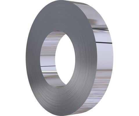 SS 302 321 Strip Stainless Steel Logam Datar 2B 8K Permukaan 1000mm
