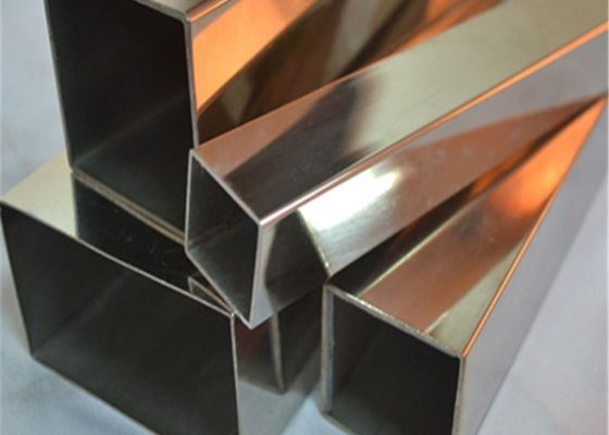 ASTM AISI 317L SS Steel Pipes 2b Finish Stainless Steel Pipa Persegi Panjang 1mm
