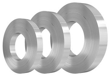 SUS321 ASTM A240 Stainless Steel Strip Logam Krom Datar 2mm JIS GB