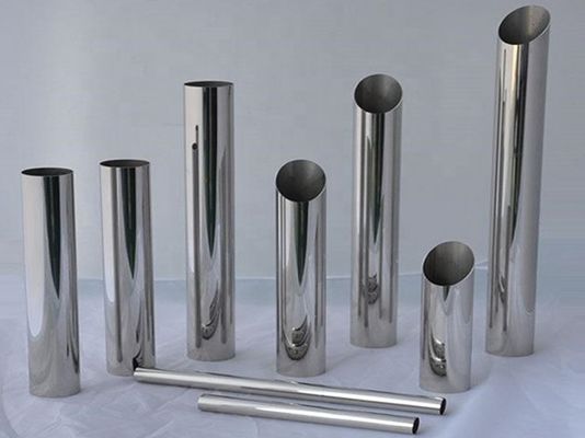 Astm 317l 304 8k 6k Permukaan Ss Steel Tube Diameter 10-220mm Untuk Industri Makanan