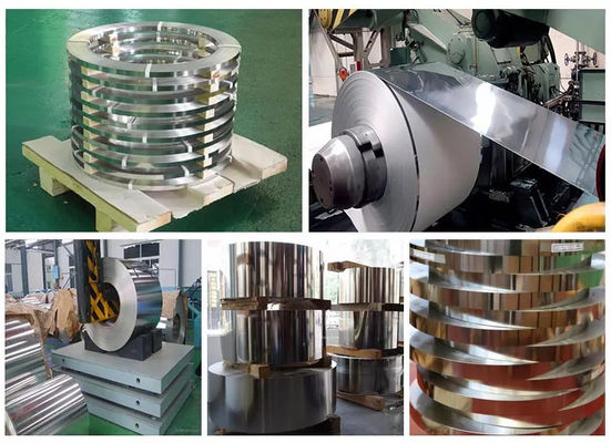BA 2B 2D 4K Permukaan Stainless Steel Strip SS303 Termasuk Molibdenum Metal DIN JIS Free Cutting