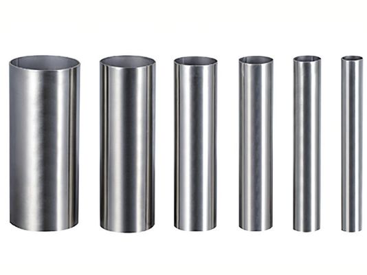 ASTM 317L Tabung Stainless Steel Mulus 8K NO.4 HL Diameter Permukaan 25mm