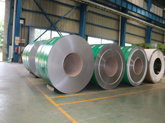 ASTM 317L Permukaan Terang Stainless Steel Coil Ketahanan Air Laut Untuk Penukar Panas
