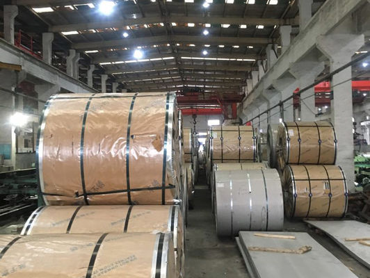 SS410 Stainless Steel Coil 2B Permukaan Selesai Lembaran Tipis 3mm Untuk Peralatan Makan