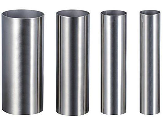 SS 301 Pipa Stainless Steel 40mm Dekorasi Cermin Tabung Mulus