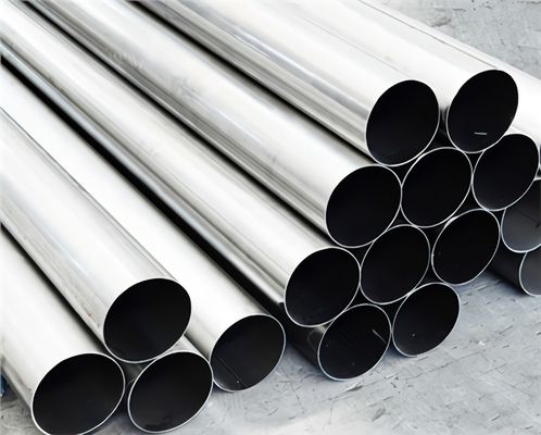 SS 301 Pipa Stainless Steel 40mm Dekorasi Cermin Tabung Mulus